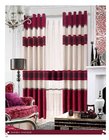 Shrink-Resistant Polyester Luxury Ready Made Curtains , Ring And Splice