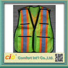 Red / Green Road Security Reflective Safety Jacket warning vest Road Maintenance Worker