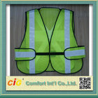 EN20471 and CE Standard LED Reflective Safety Vests , Orange Reflective Security Clohting