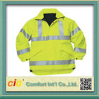 Roadway Winter Reflective Safety Coat for Personal Security Waterproof and Windproof