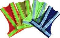 100% Polyester Fabric Reflective Safety Vests With Zipper EN20471 & CE Standard