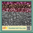 Decoration Glitter PVC Synthetic Leather Fabric / Shiny Leather Fabric