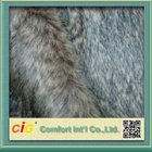 Polychrome Long Pile Artificial Fur  / Jacquard Faux  Fur Fabric For Garmant Toy or Home Textile