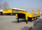 CIMC best flatbed lowbed trailer for equipment transport goose neck trailer for sale