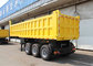 CIMC new 40 50 cubic meter tipper semi trailer dump tipper truck trailer with FUWA axle for sale