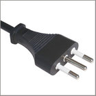 IMQ certified Italian power cord with 3-pin plug, AC power cables