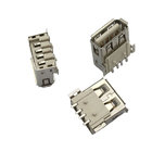 RoHS CE UL94V-0 Type A Female fireproof USB Connector USB 2.0 for SMT pcb boards from Shenzhen manufacturer