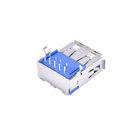 Waterproof 90 degree DIP 9 pins solder UL94V-0 type A Female 3.0 USB Connectors for board interface