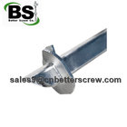 ground spike anchor/screw pile/ground screw pole hot dipped galvanized square bar helical pile
