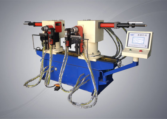 China High Performance Double Head Pipe Bending Machine For Office Furniture Processing supplier