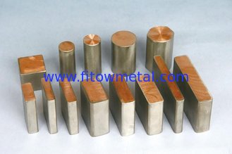 China China Round/Square Titanium Clad Copper for Industry Using Electroplating and Electrolysis supplier