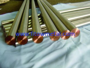China Titanium cladding copper bar and rod MADE BY fitow supplier