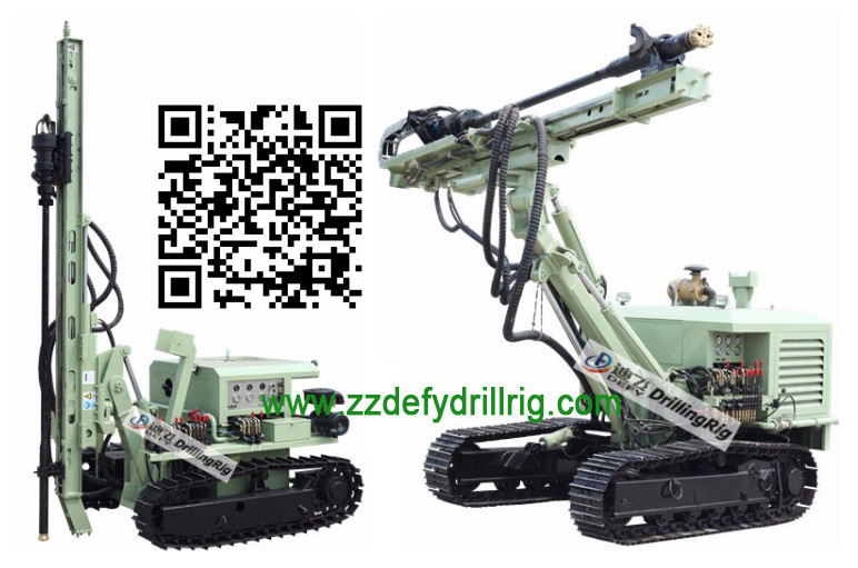 30M Rock Blasting Drilling Rig, DFD-120Z DTH Drilling Machine for Sale