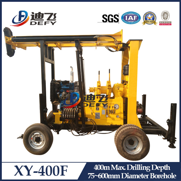 XY-400F Core Sampling Drilling Rig, 400m Water Well Drilling Rig Machine for Sale
