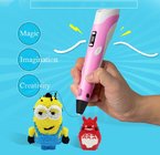 3D Free Filament For Kids Christmas,3D Printing Pen 1.75mm ABS/PLA Smart 3D Drawing Pen