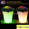 Garden Furniture 16 Colors Changing Plastic LED Flower Pot