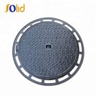 EN124 round 700mm epoxy coating E600 F900 Heavy duty cast iron manhole cover&frame