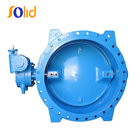 Big Size Ductile Iron Double Flanged Eccentric Disc Butterfly Valve
