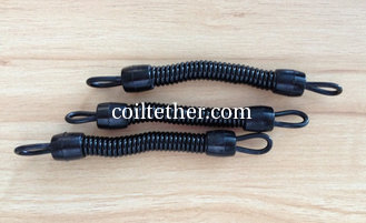 China Plastic Standard Spring String Key Coil Part Tether Ready for Hardware Attaching for Security supplier