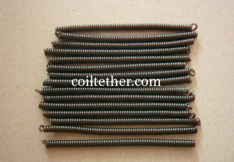 China Customized Brown Color 15cm Length Plastic Slim Connecting Coil Tethers supplier