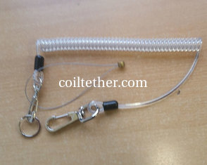 China Top quality Transparent Clear Retractable Safety Rope for Tools Fall Protection supplier