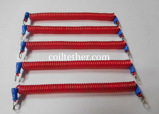 China Custom OEM 120MM Coil Long Double Eyelets Red Coil Extension Tool Tethers supplier
