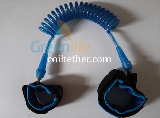 China Transparent Blue Color 1.5M Expanding Toddler Safety Harness supplier