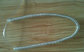 5M transparent clear plastic coated rope stainelss steel wire coiled tool holder lanyard supplier
