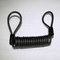 Coiled black tether holder custom different size loop ends w/big trigger snap hook as need supplier