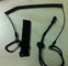 Carabiner quick release tool coil lanyard w/fabric nylon cord&amp;velcro strap used anti-lost supplier