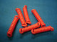 Red Flexible Safety Line Stopdrop Small Mini Spring Coil Cord Ropes supplier