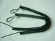 5m Fishing Safety Line Boating Lanyard Steel Cable Cord not Finished Ready for Attachment Hooks supplier
