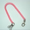Long Coil Key Ring Holder Convenient Spring Coiled Retainer for Security Function supplier