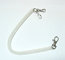 Translucent Clear Spring String Tether with 2pcs High Quality Split Rings on Both Ends supplier