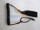 New Arrival High Quality Retention Device Black Coiled Steel Cable w/Protective Leather Belt Secure to Pistol supplier