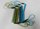 Anti-theft Reminding Spring Steel Coiled Leashes w/Double Cord Loop Ends Custom Colours supplier