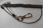 Double Triggers Retracted Plastic Coil Tool Lanyard w/Custom Long Straight Tail supplier