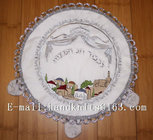 Quality Embroidered Jewish Passover Matzah Cover Judaica Judaism Israel Jerusalem Factory Manufacture Plate