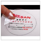 Transparent pvc adhesive sticker with glossy surface made by guangzhou factory