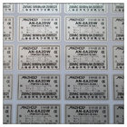 Custom printed self adhesive matt silver polyester PET label, Custom Printed Electronics Self Adhesive Matt Silver Label