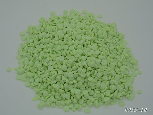 China Yellowish Green Polymer Color Masterbatch CIP 367 For EVA Foaming supplier