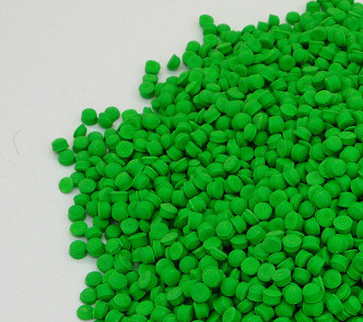 China Fluorescent Green Injection Moulding Masterbatch For Eva Foaming , Pet Masterbatch supplier