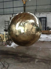 Custom large size mirror finish Sphere Sculpture stainless steel decoration ball