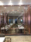 Supply hotel stainless steel decoration material hanging wall partition screen