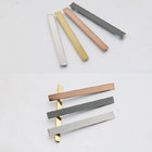 wall metal decoration stainless steel tile trim mirror finish T-shape trim moulding