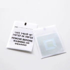 New Design AM/RF Woven Labels Custom Anti theft Sewing labels for Garment Store