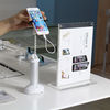 COMER anti-theft alarm security mobile phone stand with charging cable