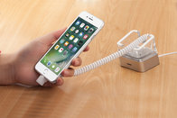 COMER anti-theft alarm display systems for mobile phone stands with charging cables