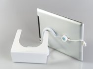Retail stores Metal security cable tablet stand with lock alarm and charging cables