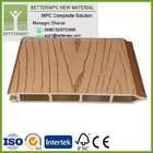 House Decorative WPC Wall Cladding Exterior House Covering Wooden Texture Finish Wall Composite
